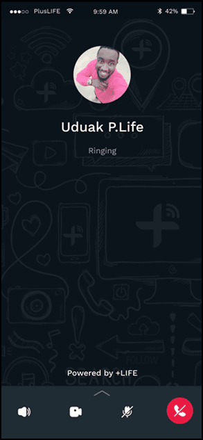 Community members in Africa using +LiFE app for communication and connection